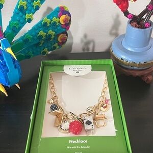 Kate Spade Gold Charm Necklace